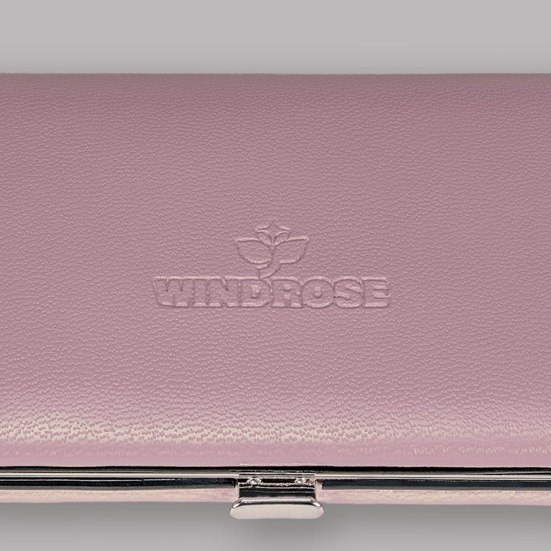 WINDROSE 4-teilig Maniküretui merino moda/grau, grau