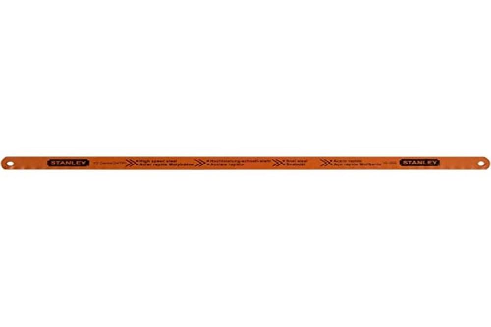 Stanley HSS Molybdän Metallsägeblatt Rubis (24 Zähne/Inch, 300 mm Länge, für alle Materialien geeign