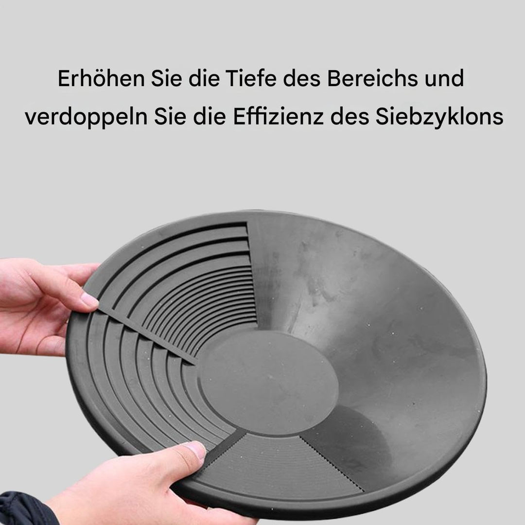 Goldwaschen Ausrüstung - Goldwaschpfannen Set,Vollständige Ausrüstung 1 Set für Goldsuche Schürfen F