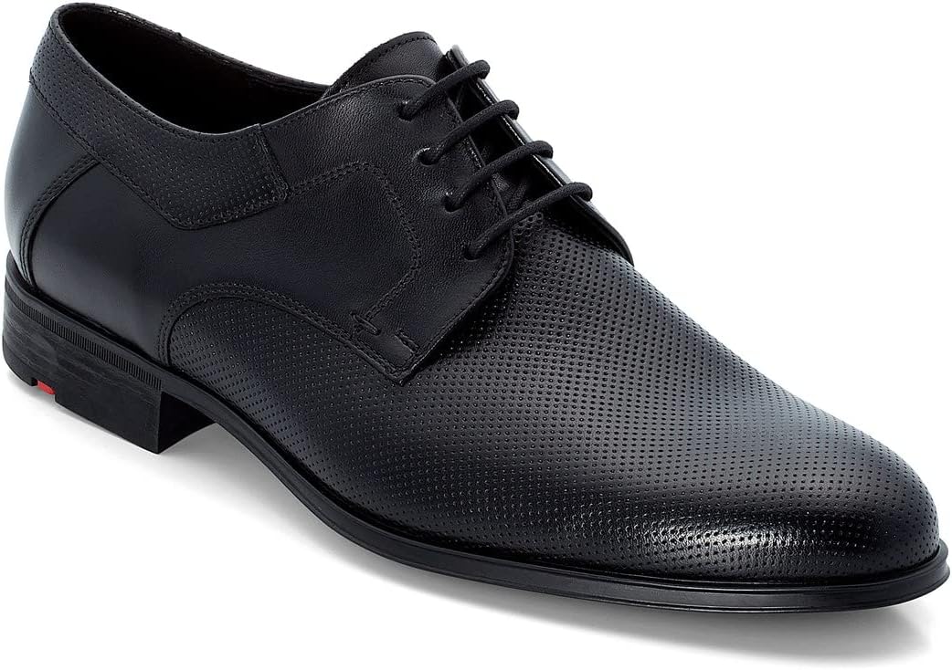 LLOYD Herren Schnürhalbschuhe Levin, Männer Businessschuhe,Derby,Normalweit 38 EU Schwarz, 38 EU Sch