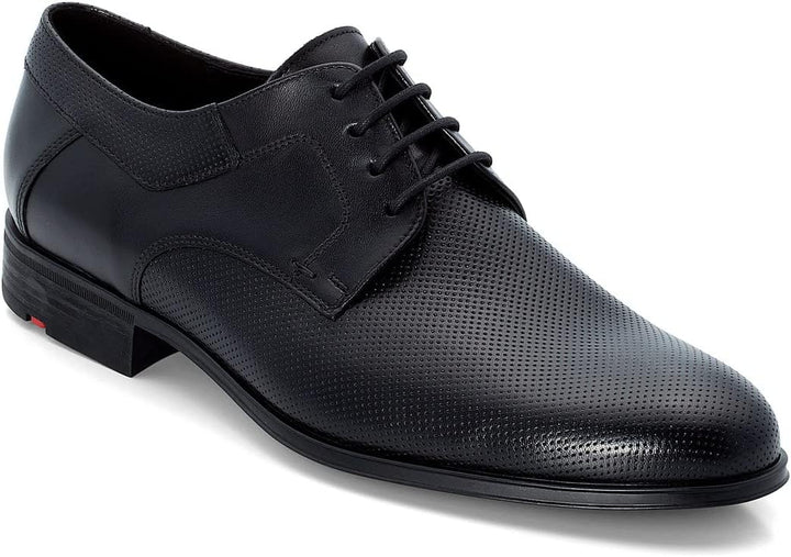LLOYD Herren Schnürhalbschuhe Levin, Männer Businessschuhe,Derby,Normalweit 38 EU Schwarz, 38 EU Sch