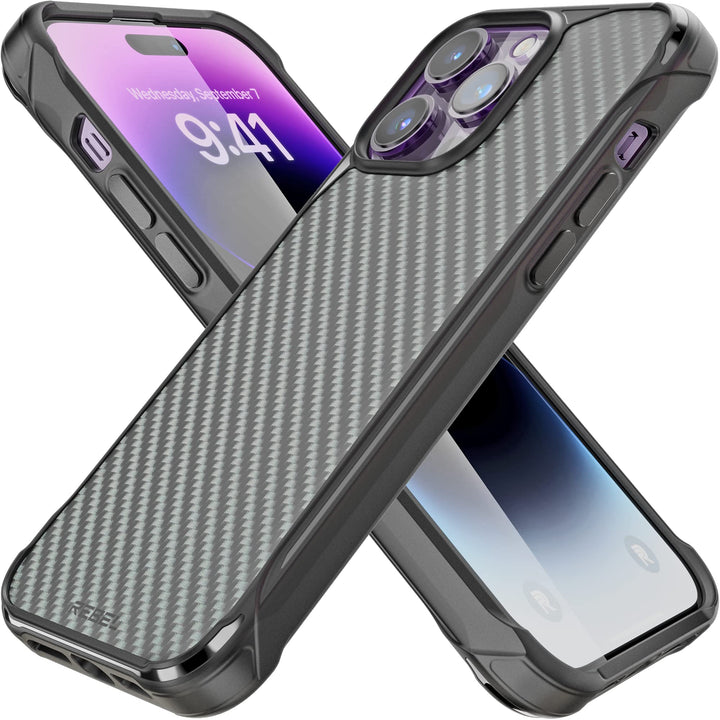 REBEL Handyhülle für iPhone 14 Pro Max Serie GEN-4 Aramidfaser, stark MagSafe-kompatibel, schützende