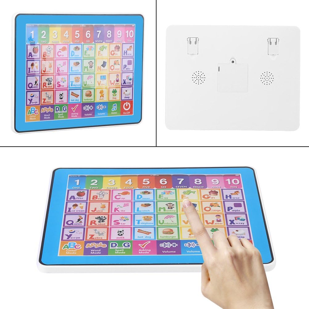 Zerodis Baby Englisch Lernen Maschinenspielzeug Touchscreen Tablet Pad frühen pädagogischen Bücher S