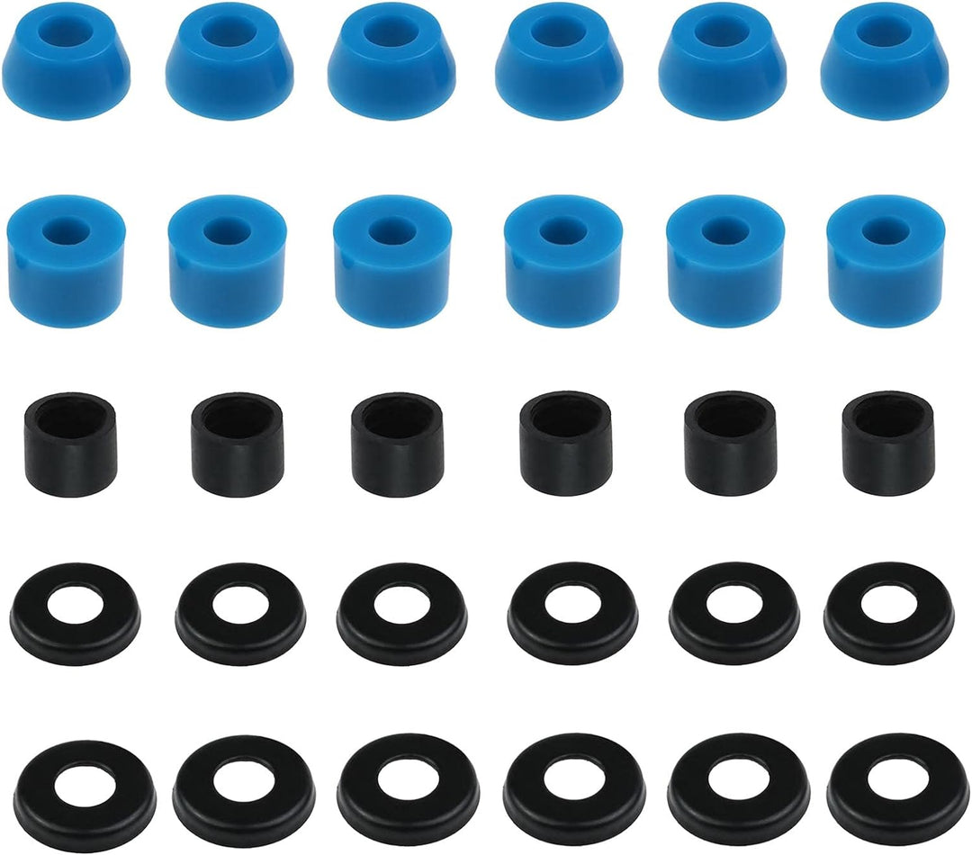 3 Sätze Skateboard Bushings langes Skateboard Truck Bushings Unterlegscheiben Stossdämpfer