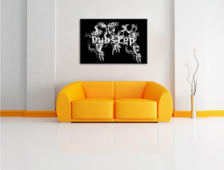 Pixxprint Electro Music, Dubstep Boxen als Leinwandbild/Grösse: 100x70 / Wandbild/Kunstdruck/fertig