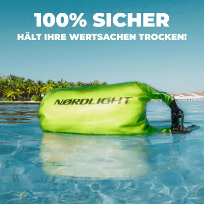 Nordlight Dry Bag wasserdichte Tasche - 2l 5l 10l 15l 20l 30l Liter | Wasserfester Packsack Seesack