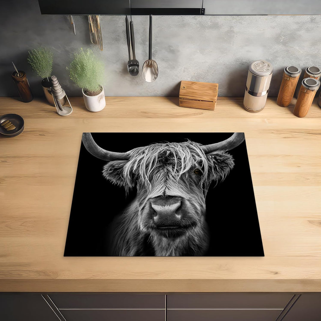 Herdabdeckplatte Einteilig Induktionsmatte Küche Abdeckung Ceranfeld Herd Abdeckplatte Vinyl Matte A