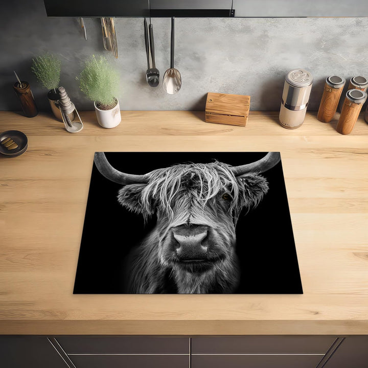 Herdabdeckplatte Einteilig Induktionsmatte Küche Abdeckung Ceranfeld Herd Abdeckplatte Vinyl Matte A