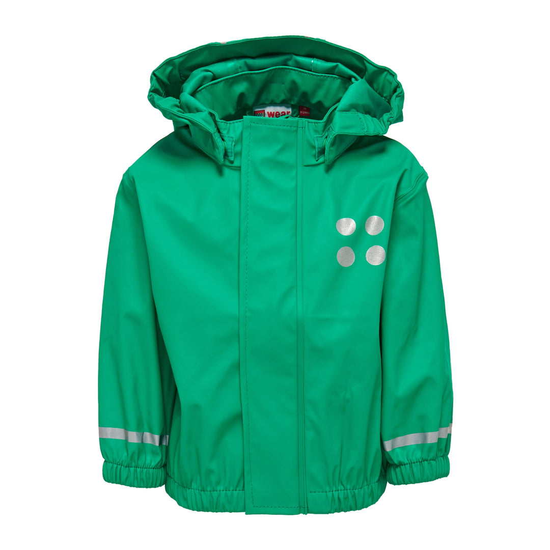 Lego wear duplo Baby - Jungen JUSTICE 101 - Regenjacke, Grün (Light Green 835), Gr. 98