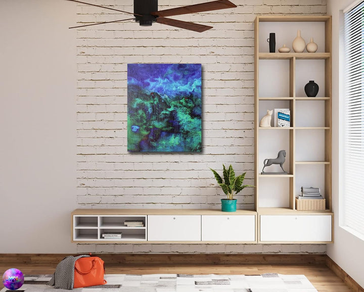 Original Gemälde Abstrakte Malerei Unikat - Strukturgemälde Acrylgemälde Moderne Kunst Wandkunst Hom