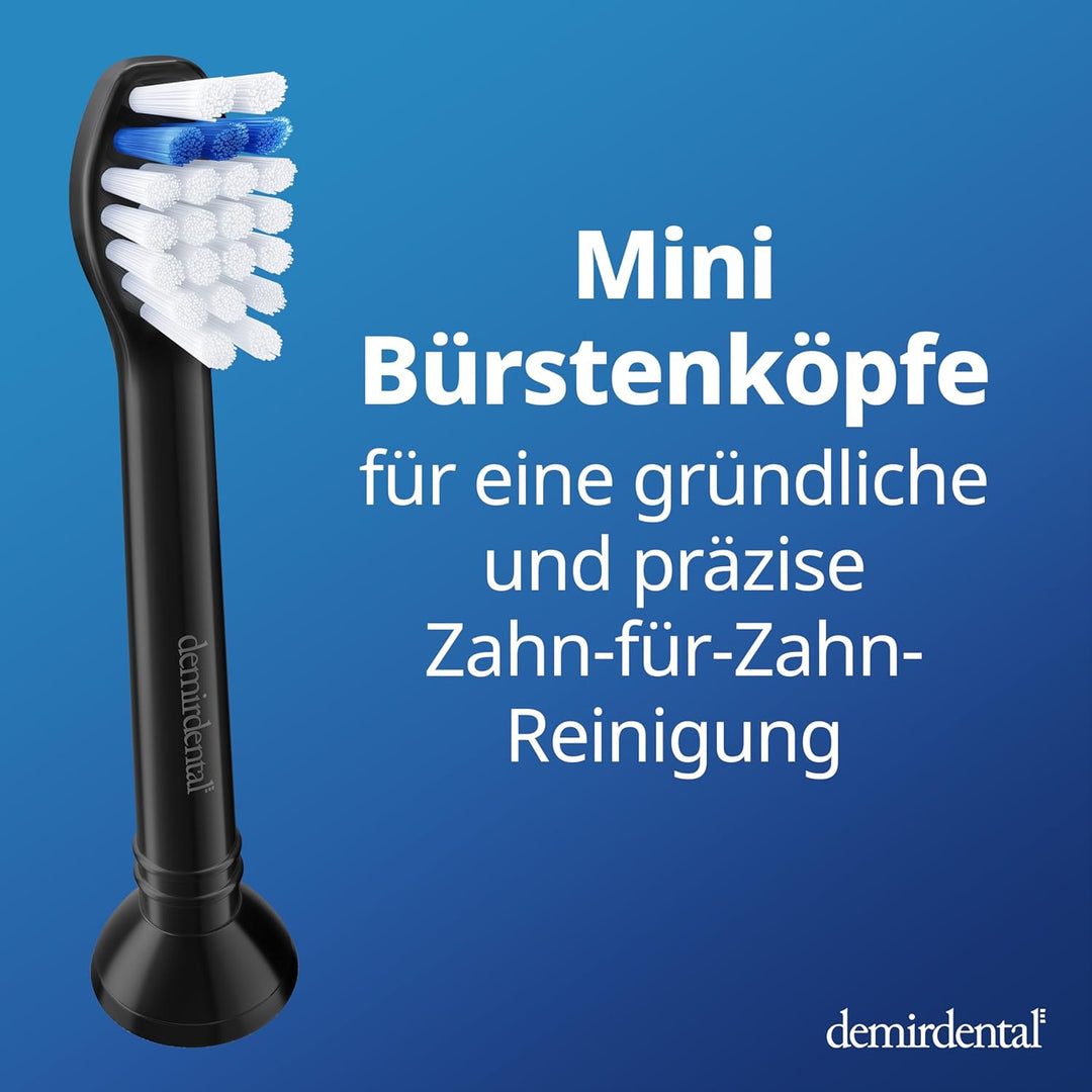8er demirdental Ersatzbürsten passend für Philips Sonicare, Mini Extra Soft Aufsätze & Aufsteckbürst