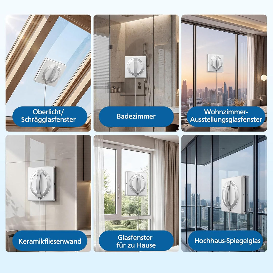 12 Stück Reinigungspad für Ecovacs Winbot W2S / W2S Omni Fensterputzroboter, Reinigungstuch für Ecov