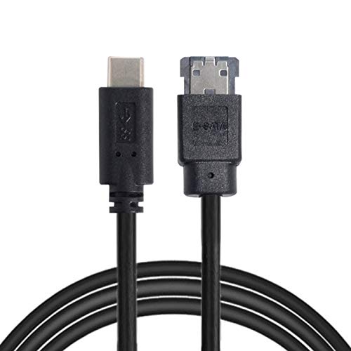 cablecc USB-C auf Power Over eSATA DC5V Adapter USB 3.0 auf HDD/SSD/ODD eSATAp Konverterkabel, USB-C