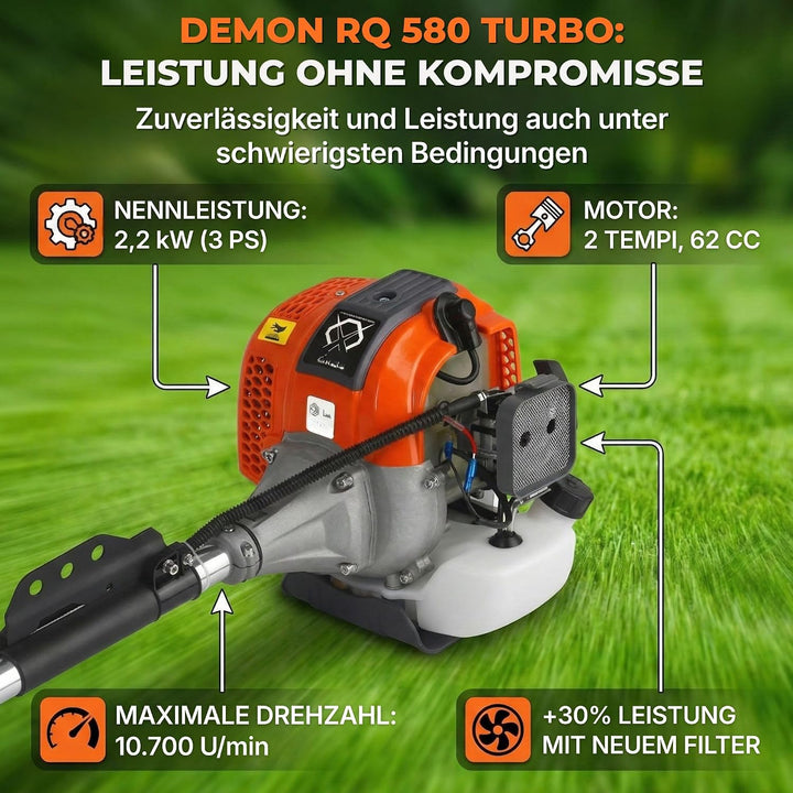 IMJ-Global - Freischneider, Rasenmäher mit Verbrennungsmotor und für Amateure, 2-Takt-Luftkühlung, 6