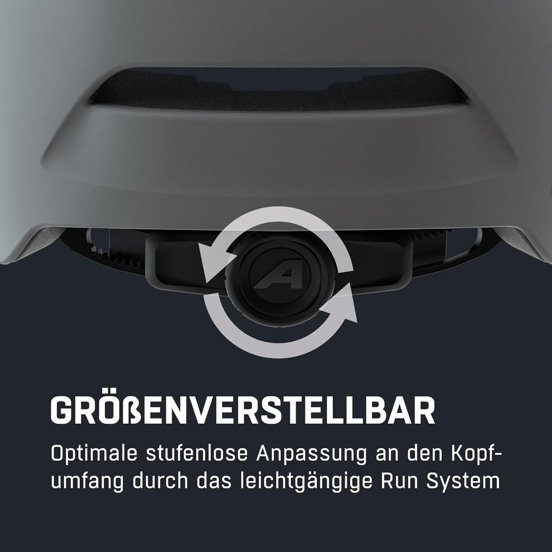 ALPINA SOHO - Extrem Robuster, Leichter & Individuell Anpassbarer Urban Fahrradhelm Für Erwachsene c