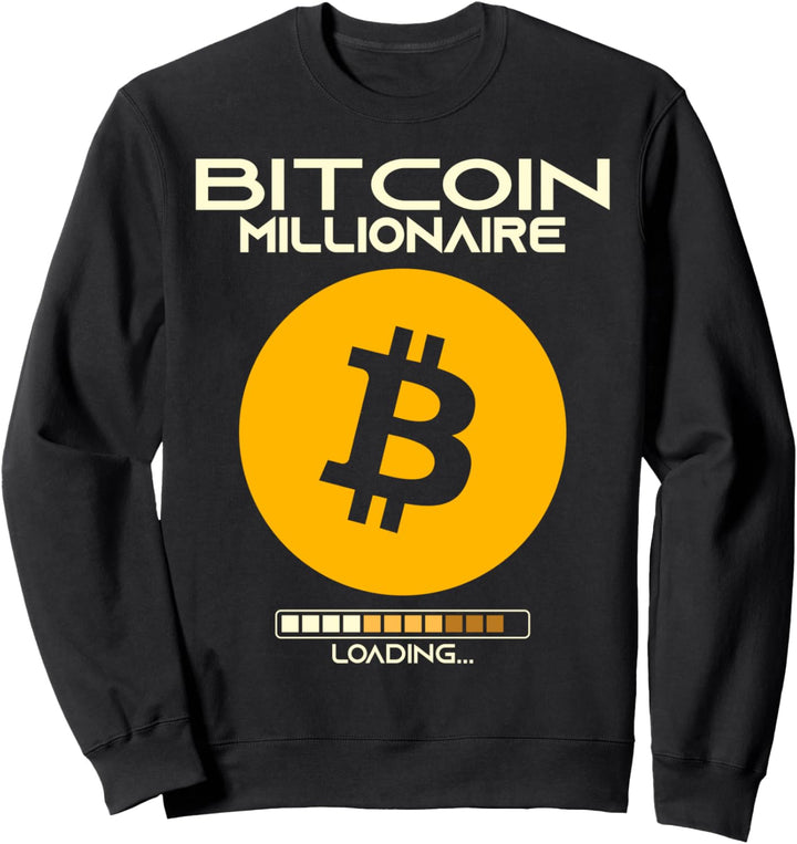 Bitcoin Millionär Lustig HODL Krypto Kryptowährung Sweatshirt