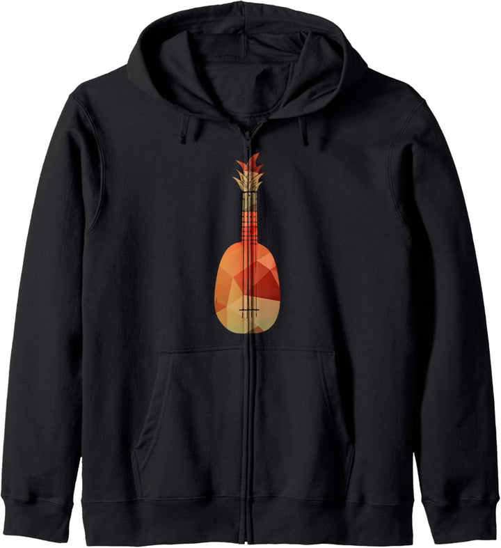 Great Uke Pineapple Ukulele Music Lover Abstract Gift Kapuzenjacke