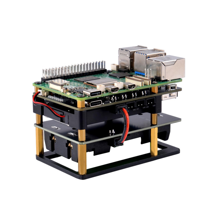 GeeekPi UPS Gen 6 Power Module UPS V6 Uninterruptible UPS Shield for Raspberry Pi 5/4B/Orange Pi - E