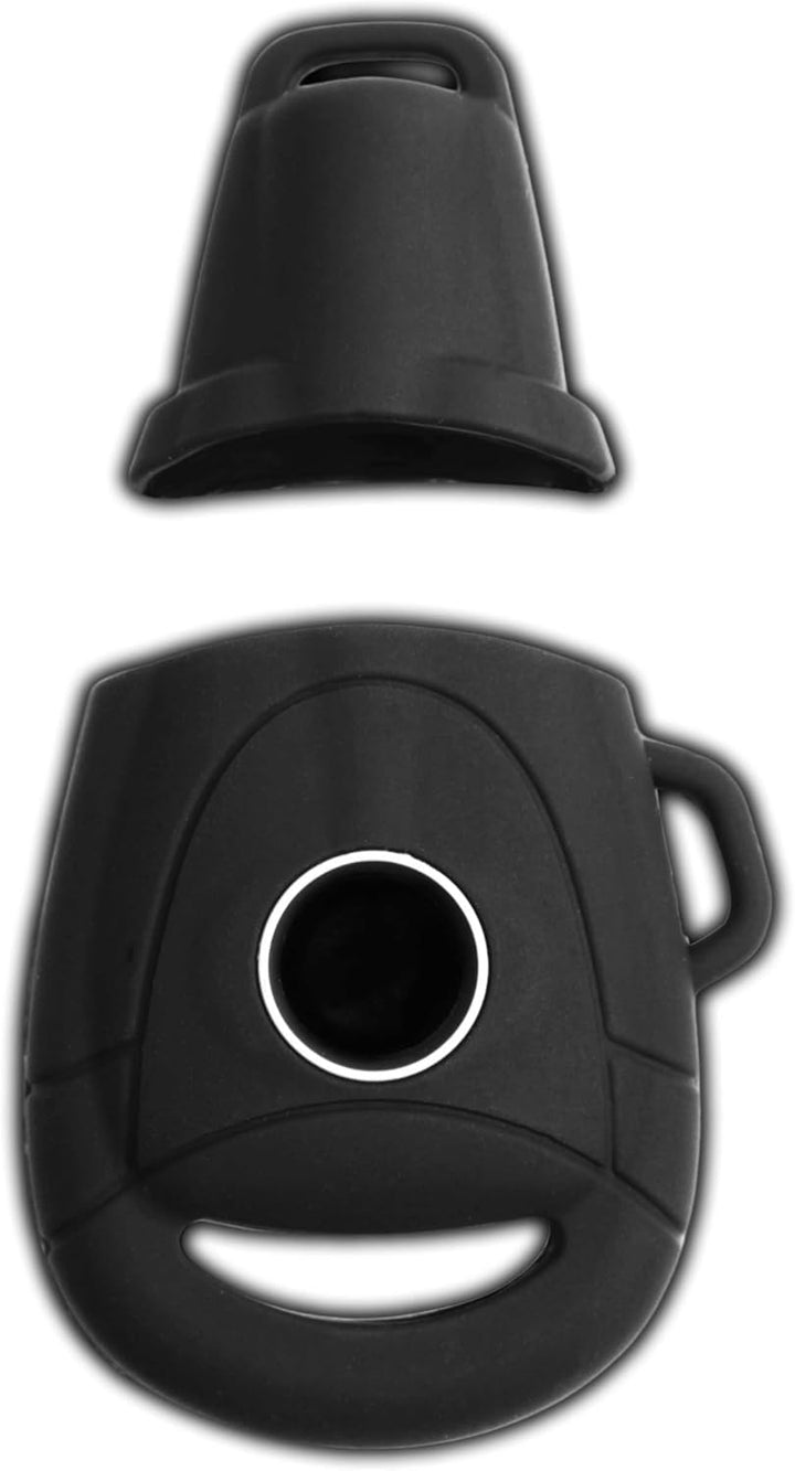KeyGuardz Autoschlüssel-Gehäuse für Saab 9-3 9.5 LTQSAAM433TX schwarz, schwarz