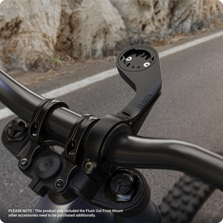 TUSITA Flush Out Front Halterung Kompatibel mit Wahoo Elemnt GPS Fahrradcomputer, Passend für 22.2mm