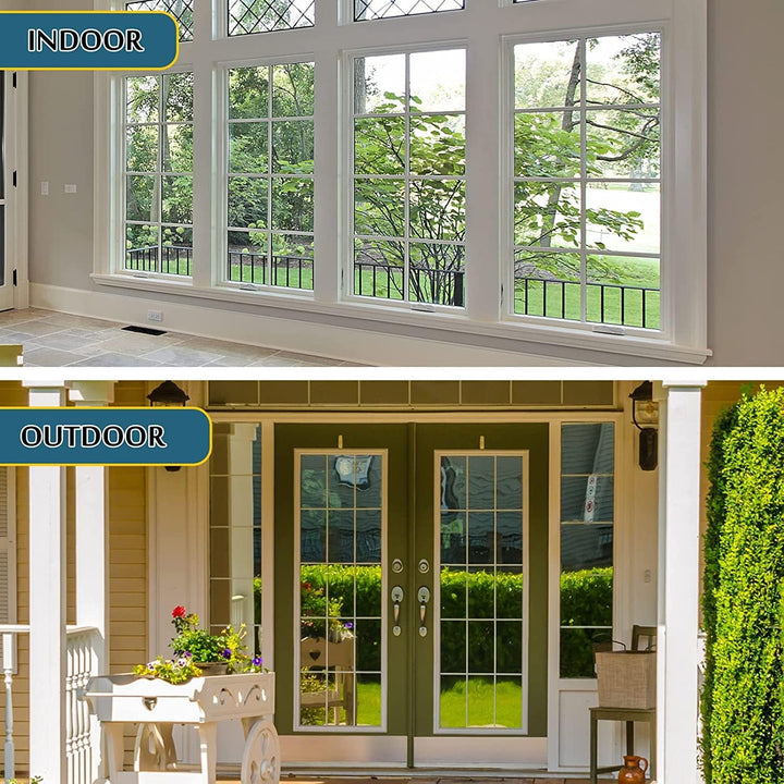Fyuein® Spiegelfolie Selbsthaftend Sonnenschutzfolie Fenster Innen/aussen Sichtschutz UV-Schutz Fens