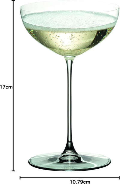 Riedel 6449/09 Veritas Martiniglas, Kristallglas, 8.5 Fluid_Ounces, farblos Moscato/Coupe/Martini, M