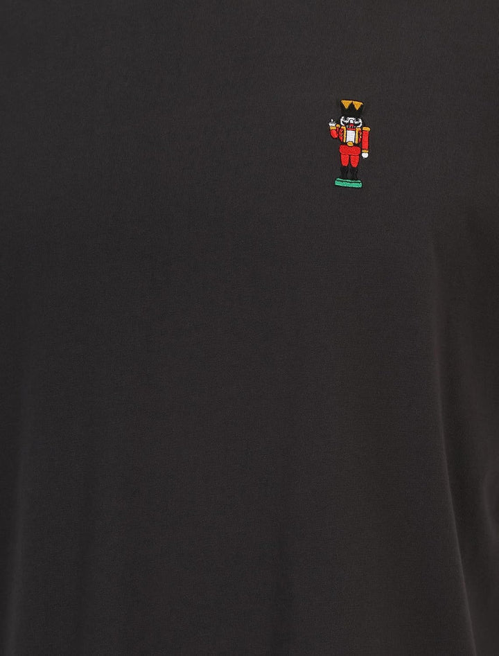 IRIEDAILY T-Shirt Nutcrax Emb, Bio-Baumwolle, XS Coal