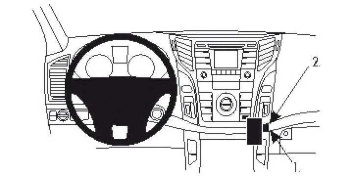 Brodit 854686 Brodit ProClip 854686 für i40 12 (For Europe)