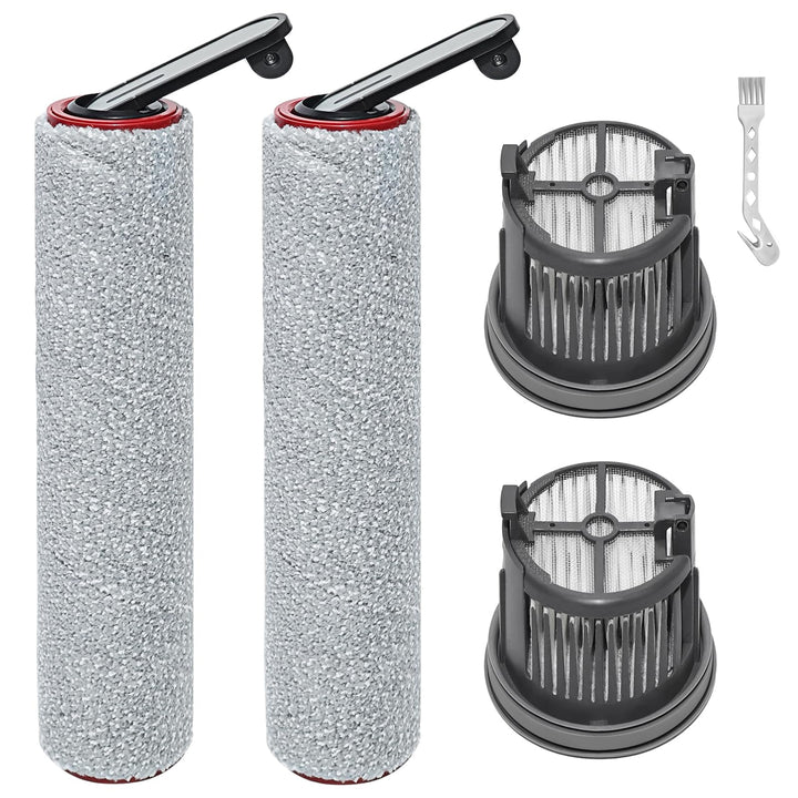 Ersatz-Rollenbürste und Filter Zubehör für Dreame H14 AE Nass- und Trockensauger Ersatzteile, 2 Walz