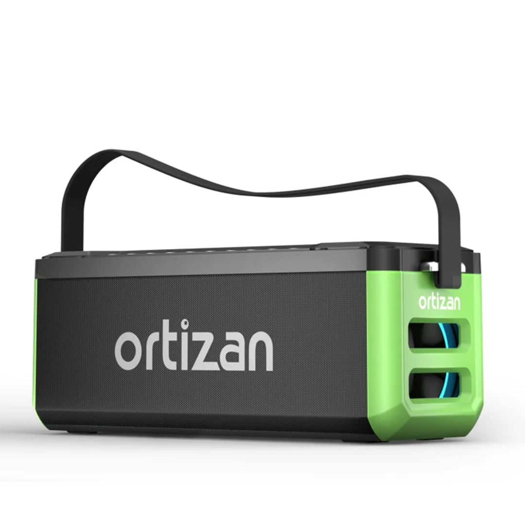 Ortizan Bluetooth Lautsprecher M10 Partybox Bluetooth Boombox, 100W Muiskbox mit IPX7 Wasserfest, LE