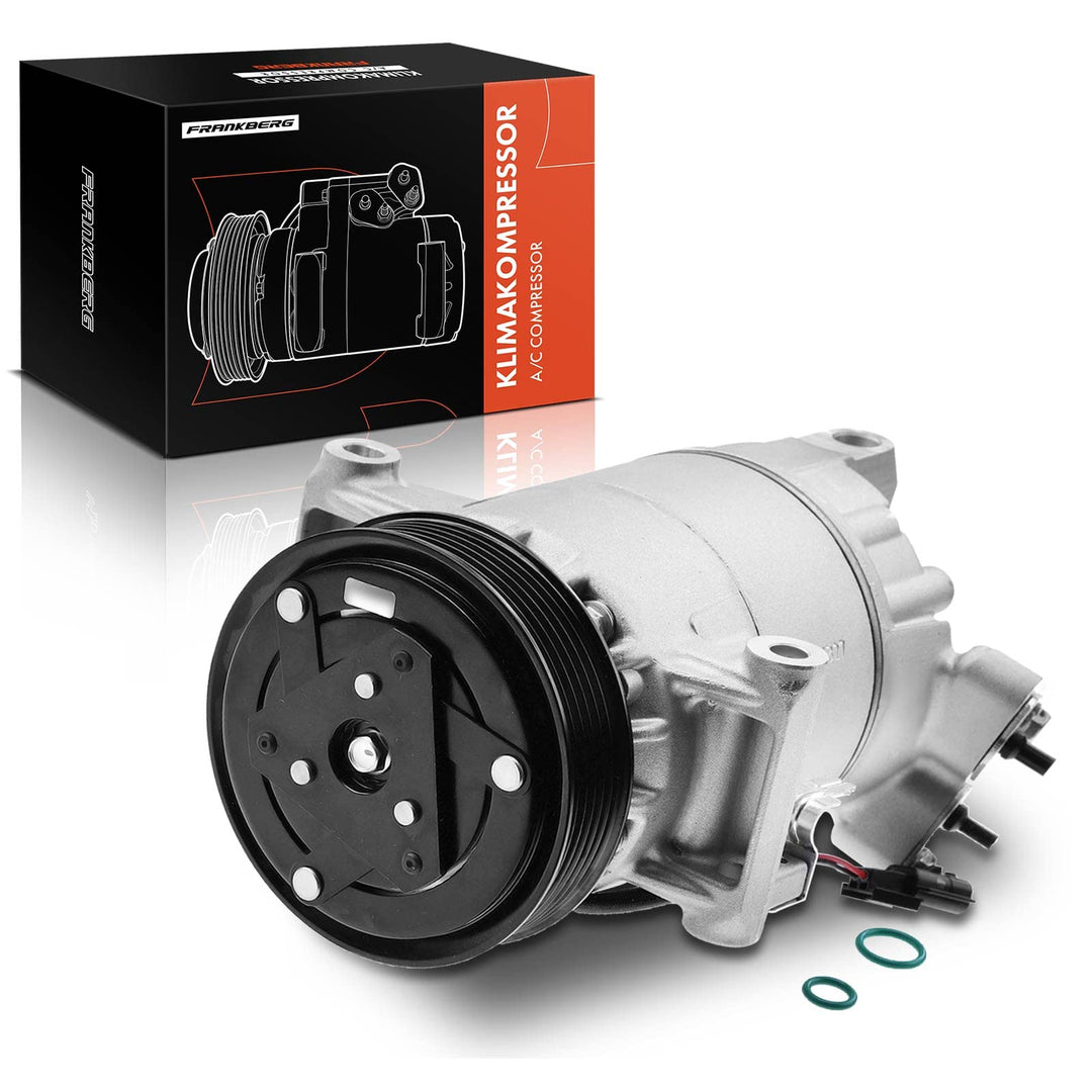 Frankberg Klimakompressor Kompatibel mit Qashqai +2 I J10 JJ10E NJ10 2.0L 2007-2013 Clio III BR0/1 C