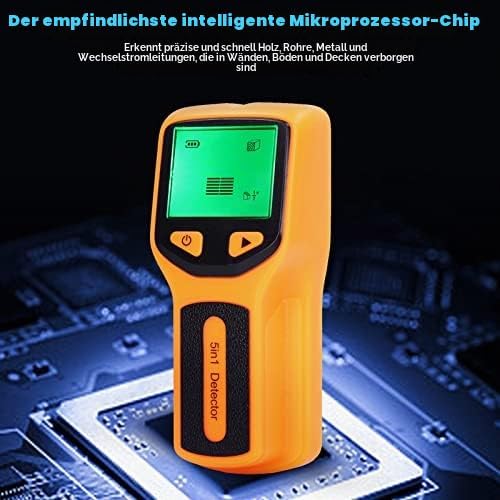 5 in 1 Stud Finder Wall Scanner LCD Display Edge Center Detector für Holz-Wechselstrom-Draht-Metalle