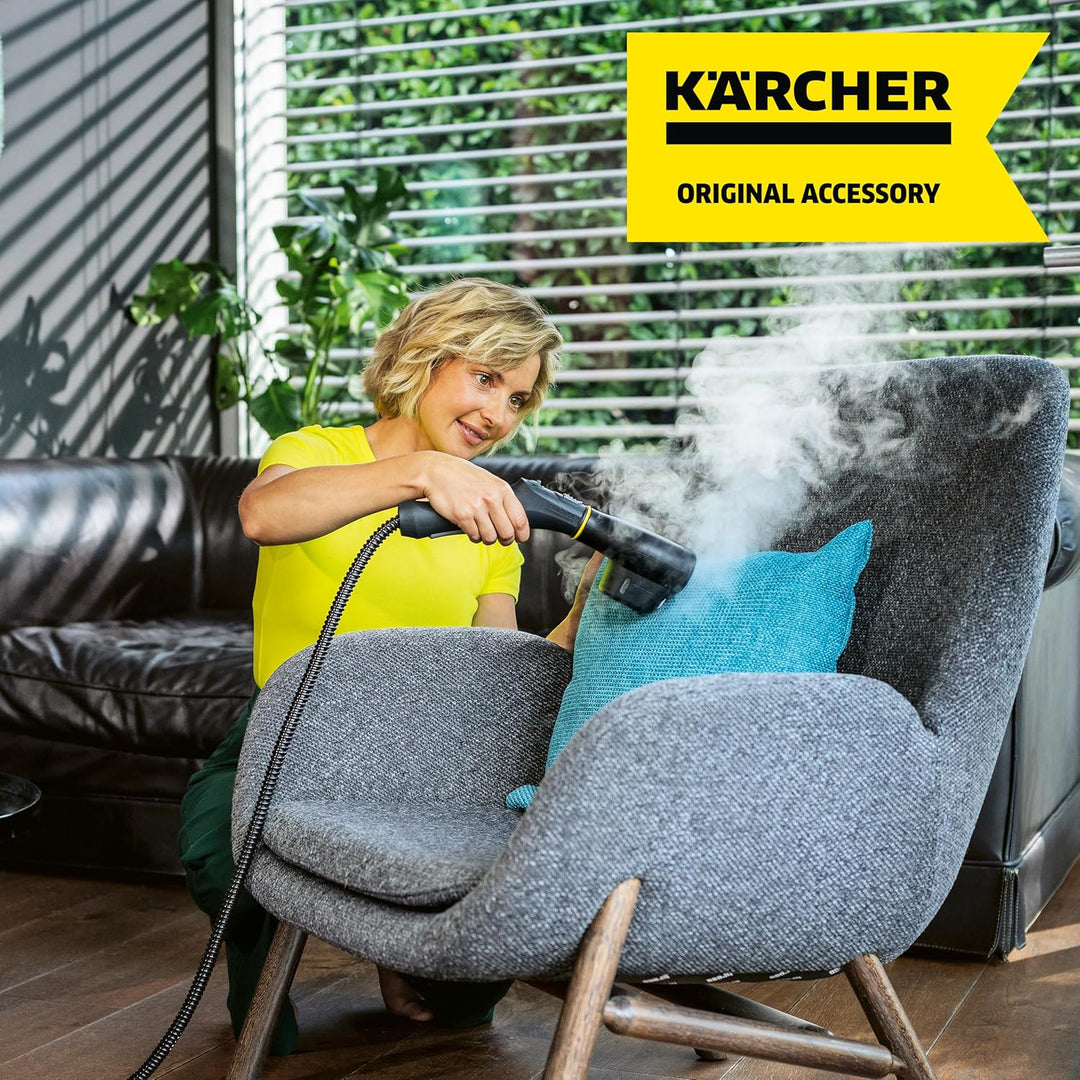 Kärcher Dampfglätter für alle bügelbaren Kleidungsstücke und Heimtextilien wie Vorhänge oder Kissenb