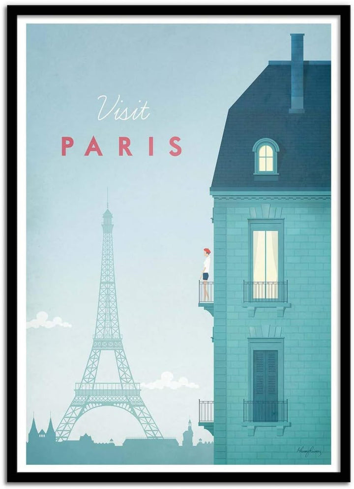 Wall Editions Art-Poster - Visit Paris - Henry Rivers