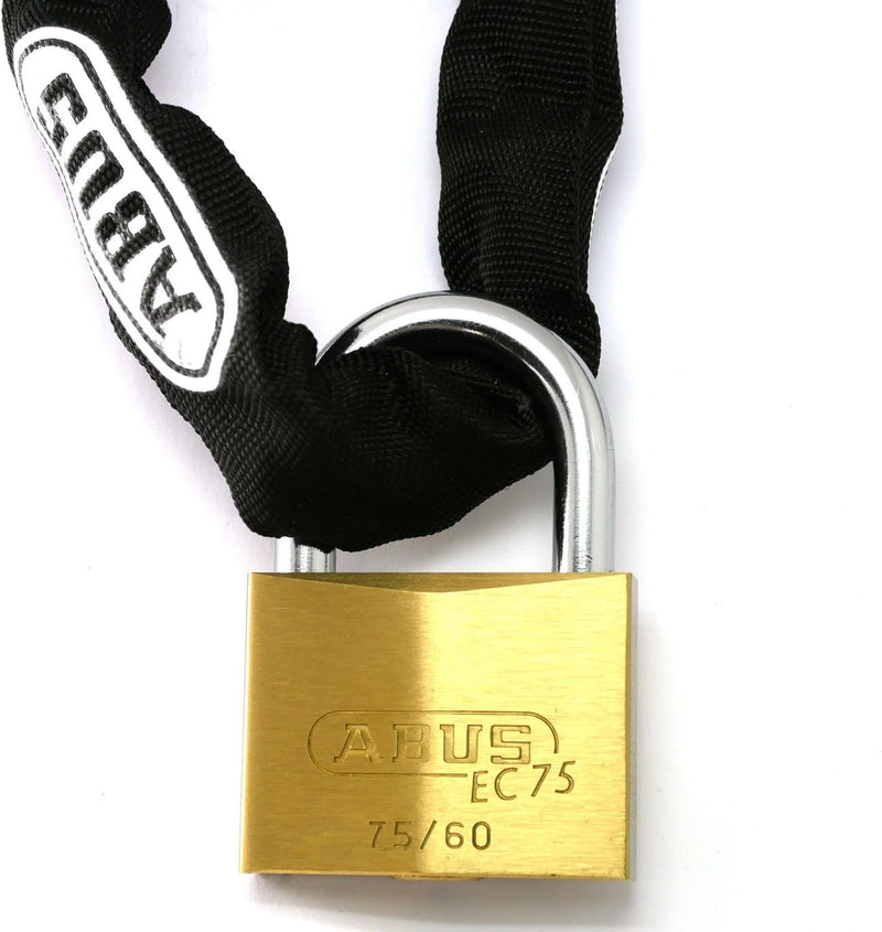 ABUS Hangschloss EC75/60 mit Wendeschlüsseltechnologie Messing, Schlosskörperbreite 60 mm" 60mm, 60m