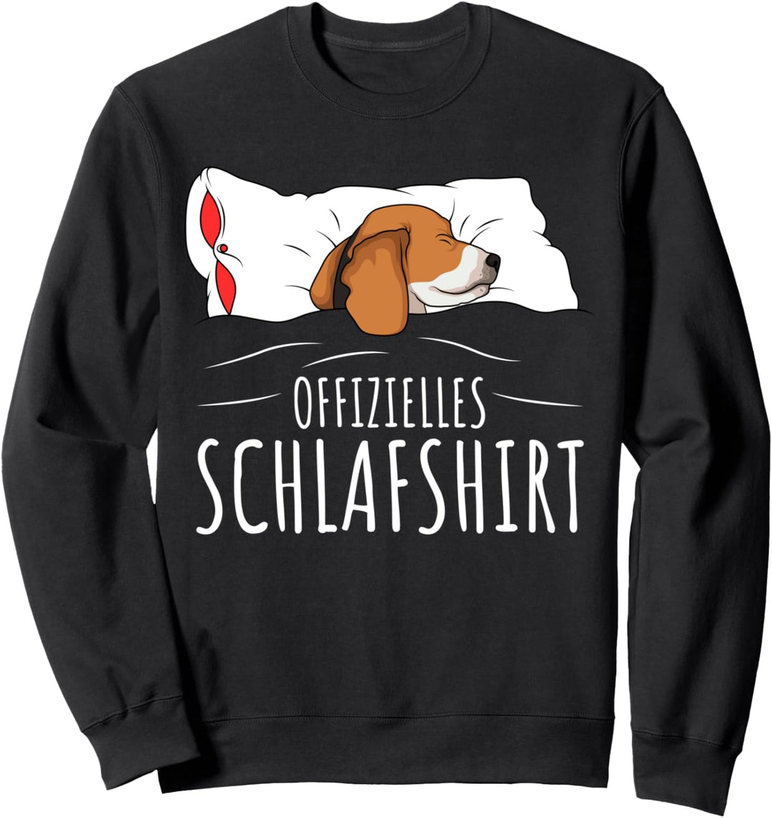 Offizielles Schlafshirt Schlafanzug Beagle Hund Geschenkidee Sweatshirt