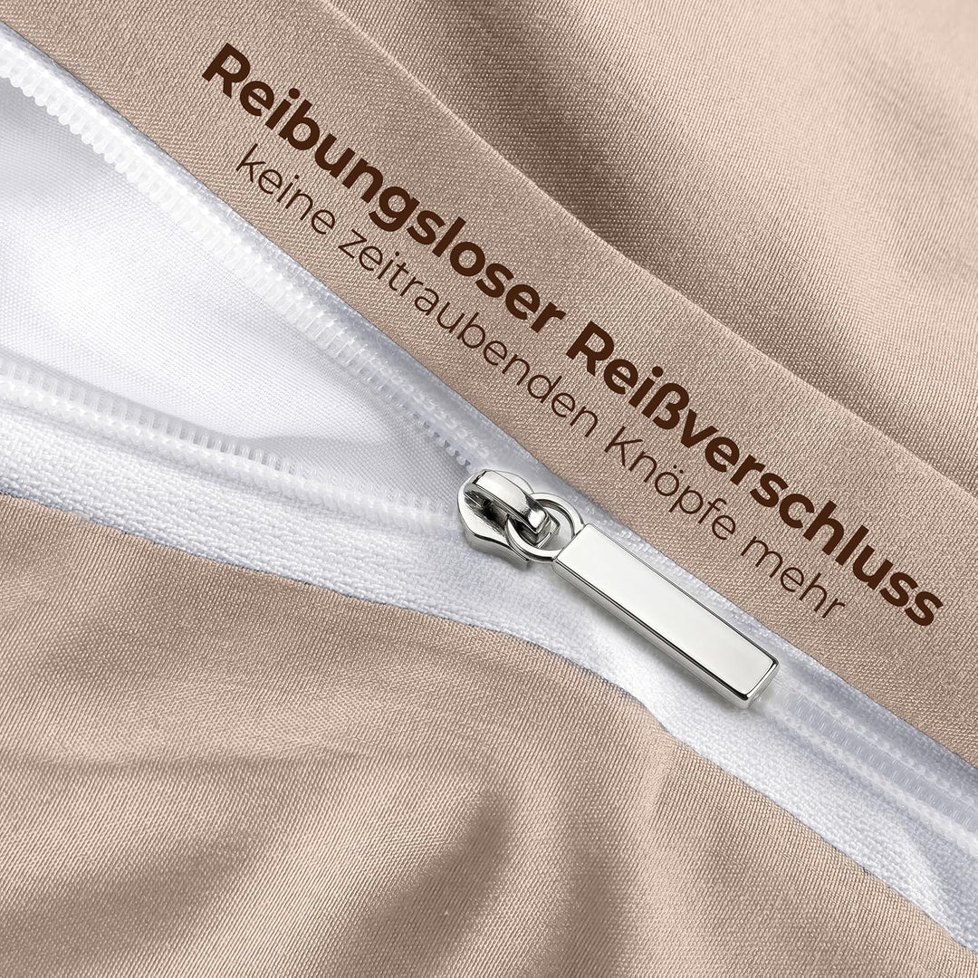 Utopia Bedding Bettwäsche 220x240 Set - Mikrofaser Bettbezug 240x220 cm + 2 Kissenbezüge 65x65 cm -