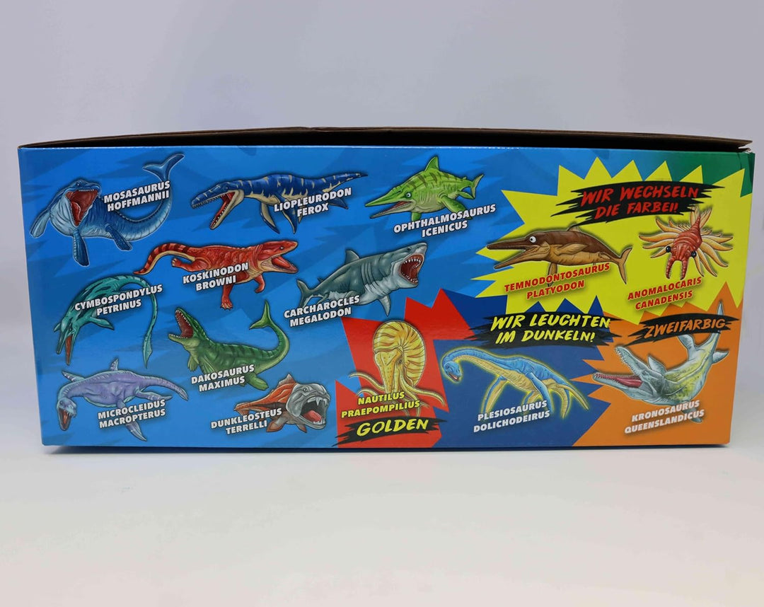 Generisch DeAgostini Super Animals Figur - Sea Dinosaurs Edition - Sammelfigur Sea Dino - 1 Display