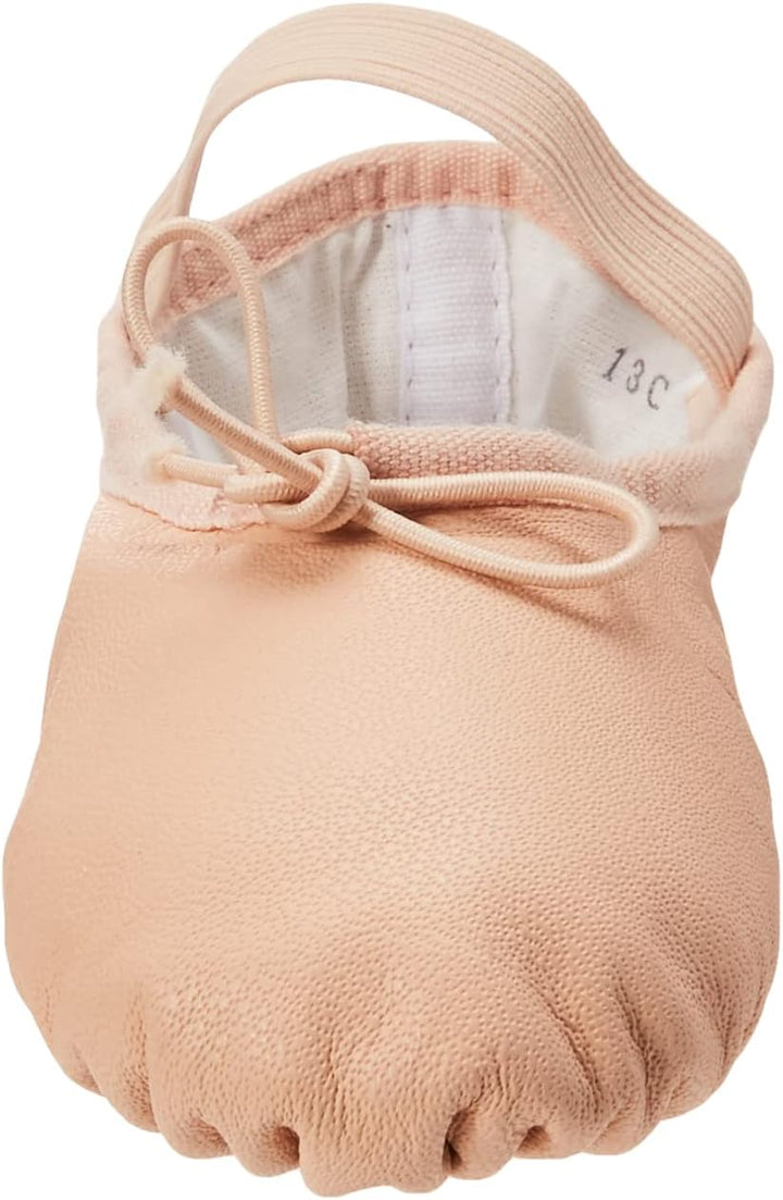 Bloch Dance Girl's Dansoft Full Sole Leather Ballet Slipper/Shoe, Pink, 7.5 X-Wide Toddler