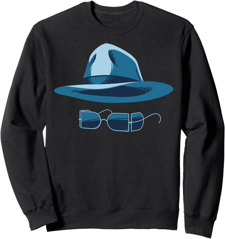 Universal Monsters The Invisible Man Hat And Glasses Sweatshirt