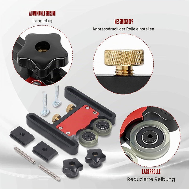 Lagerrollen-Federbretter, Aluminiumlegierung, Mehrzweck-Lagerrolle, Federbrett, Holzbearbeitung, Tis