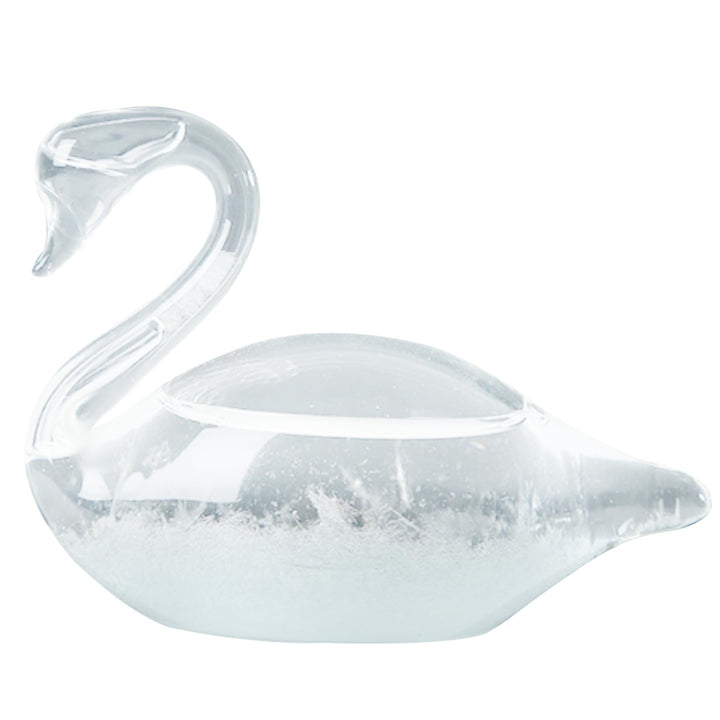 Storm Glass Weather Forecaster, Storm Glass Wear Predictor, elegante Swan Weather dekorative Kristal