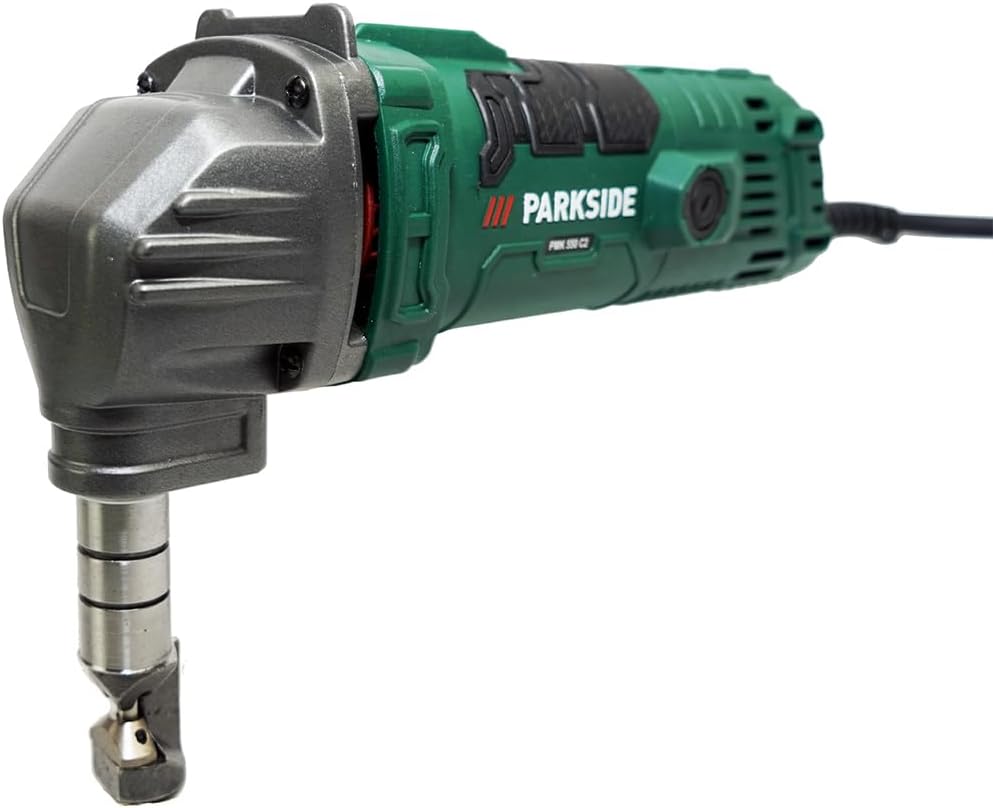 HEADNMORE® Bundle - 1x PARKSIDE® Knabber/Nibbler/Blechknabber PMK 550 C2, 550 W + 1x HEADNMORE® Schl