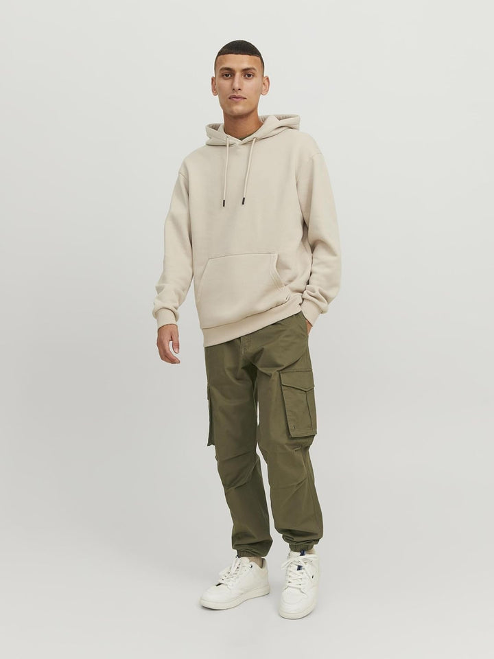 JACK & JONES Male Cargo-Hose Relaxed Fit Cargo-Hose S Olive Night, S Olive Night