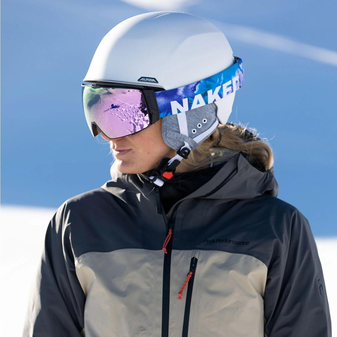 NAKED Optics The STORM Skibrille Männer, Ski Brille Frauen, Snowboardbrille, Skibrille mit Wechselgl