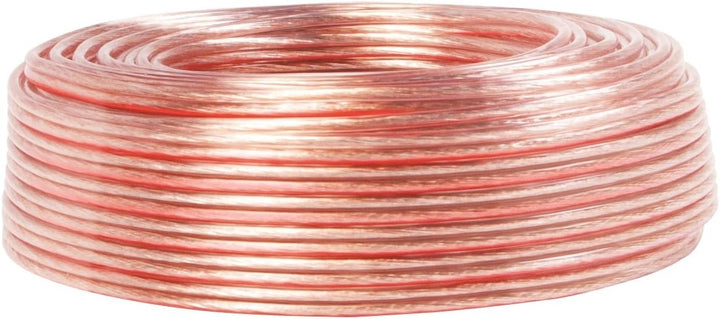 LogiLink CA1086 Lautsprecher Boxenkabel für Ihre HiFi Anlage, "2x 2,50 mm" Querschnitt, 100m klar 10