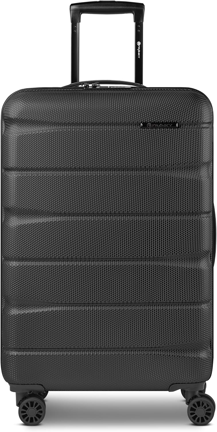 Franky Check-in Koffer für Damen und Herren | mittelgrosser Trolley 44,5 x 28 x 66 cm aus hochwertig