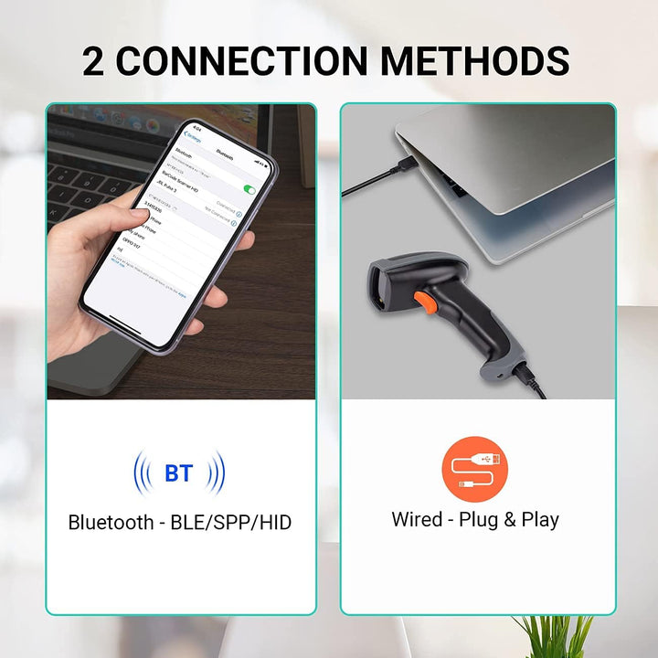 Tera Pro-Serie Extreme Leistung Barcode-Scanner 1D Kabellos Laser, 2.4G Wireless & Bluetooth Schnell