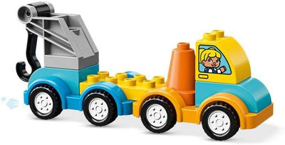 LEGO 10883 DUPLO Mein erster Abschleppwagen, Bauset mit Spielzeugauto für Jungen und Mädchen im Alte