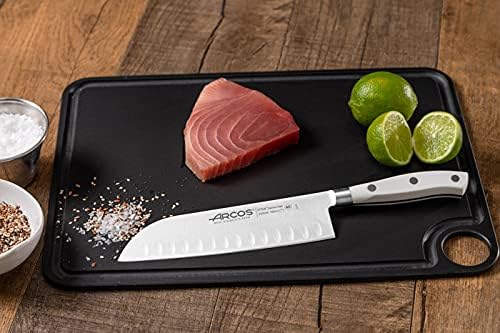 Arcos 233524 Serie Riviera Blanc - Santoku Messer Messer Asiatischer Art- Klinge aus Nitrum geschmie
